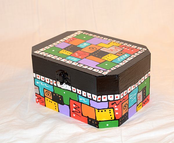 cutie din lemn octagon - 008 cutie din lemn octagon - 008
